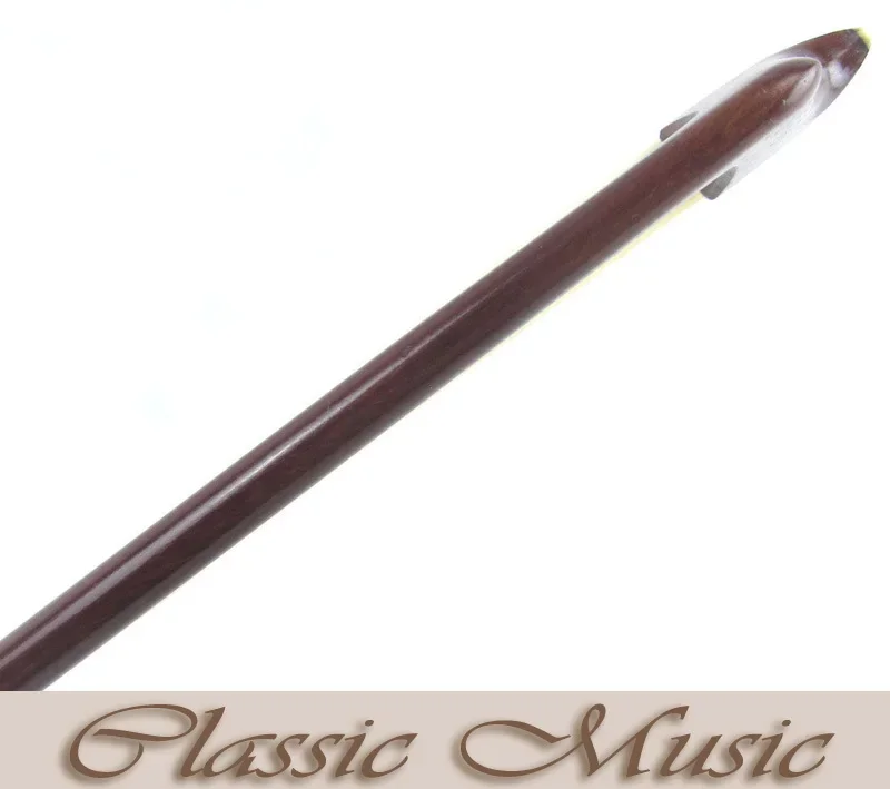 SILVER PERNAMBUCO Viola Bow with Red Horn Frog (4/4), Good Mongolian Horse Hair.