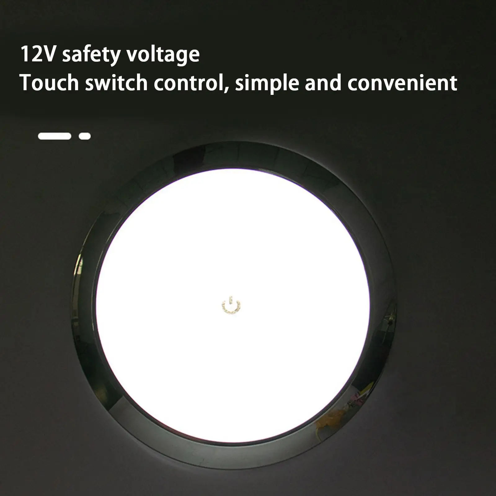 RV LED 천장 돔 지붕 조명 인테리어 램프, 모터홈 캠핑카 해양 보트 액세서리, 12V, 24V