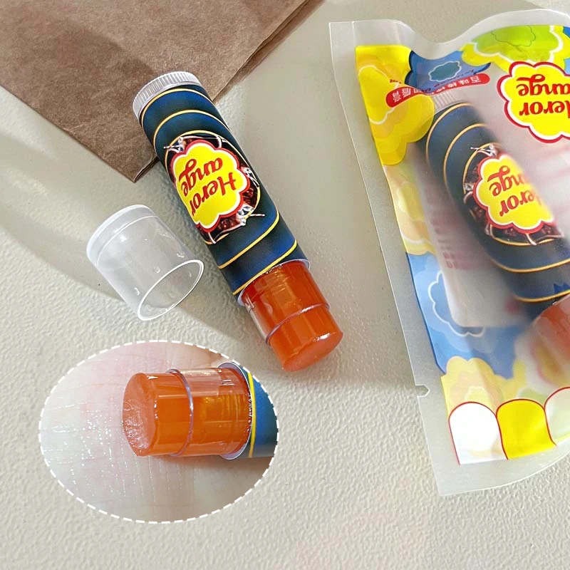 Multi flavor lollipop lipstick Hot Cocoa Lip Mask Moisturizes, moisturizes and reduces lip lines for men and women 3