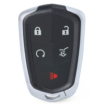 Keyforkess 315MHz/ 433MHz HYQ2EB/ HYQ2AB SUV Keyless Smart Remote Key 5 pulsanti telecomando portachiavi per Cadillac SRX XT5 XT4 2015-2019 - KEYECU 315MHz 433MHz HYQ2EB HYQ2AB SUV Keyless Smart Remote Key 5 pulsanti telecomando portachiavi per