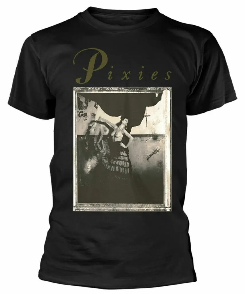 Pixies Con Licenza Ufficiale Surfer Rosa Maglietta Nera Da Uomo Pixies Classic Tee