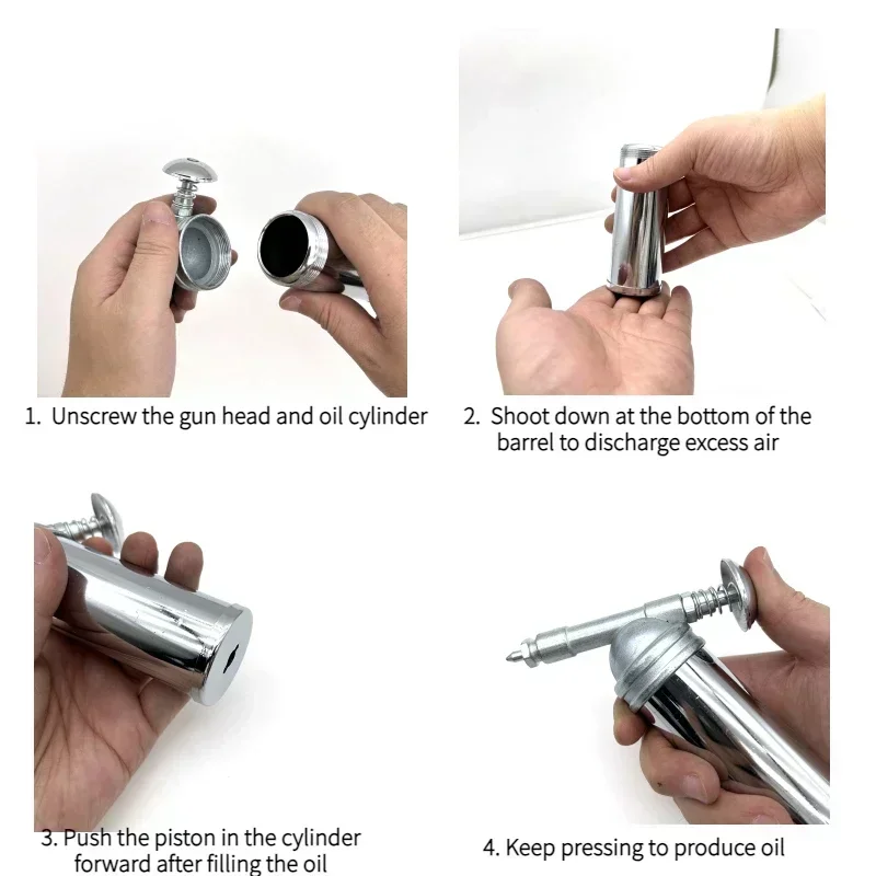 80cc Capacity 1000PSI Output Pressure Oiler Mini Grease Gun Hand Tools Machine Handheld High Pressure Oiler