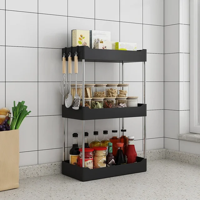 1Pc Kitchen portaspezie scaffale multifunzionale per condimenti da appoggio per uso domestico pala angolare multistrato cucina Ut 5