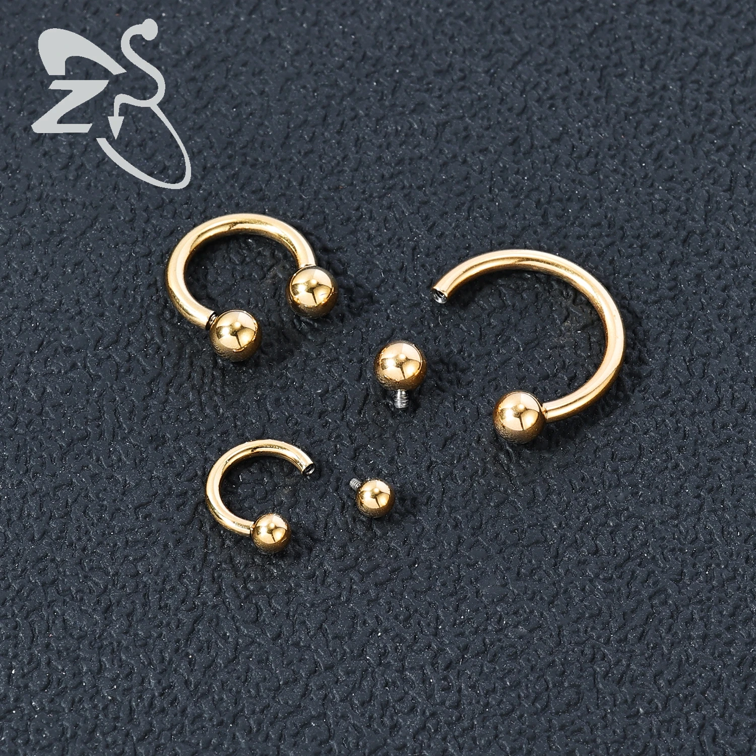 1PC 14G/16G G23 Titanium Septum Clicker Spike Septum Ring Hoop Horseshoe Nose Piercing Gold Color Helix Cartilage Piercings hoop earrings piercing jewelry nose rings body piercing jewelry body jewelry ear piercing jewelry body piercing earrings metal jewelry ear studs nose studs