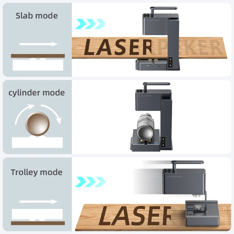 LaserPecker 2 Laser Engraver Portable Wood Engraving Machine DIY or Logo  Printer Wood Graver Art Making Laser Engraving Machine