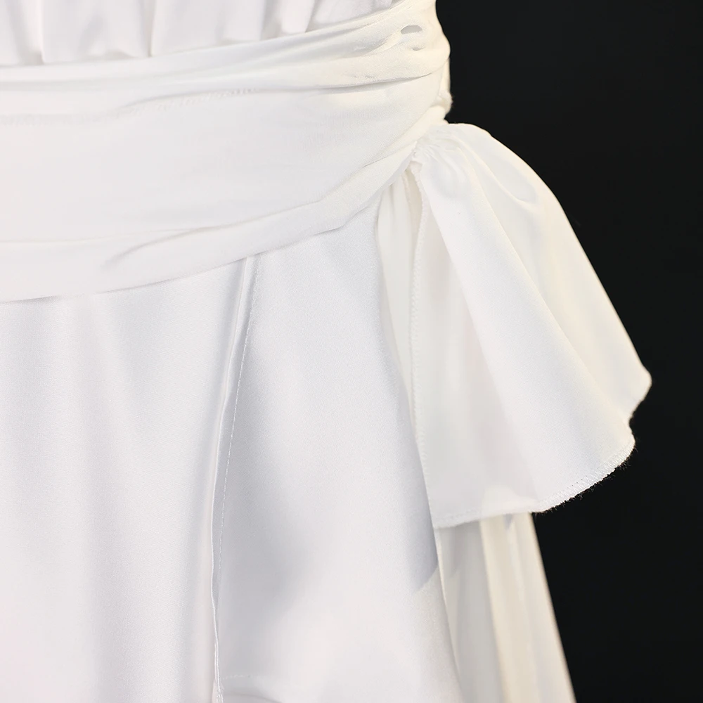 Re:Zero - Starting Life in Another World-Inspired Emilia Wedding Dress Cosplay Costume for Women