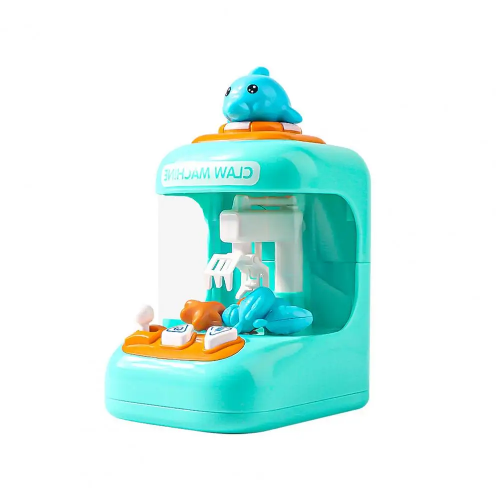 ABS Cute Educational Claw Toy Grabber Built-in Battery Claw Machine Simple Operation Children Gift