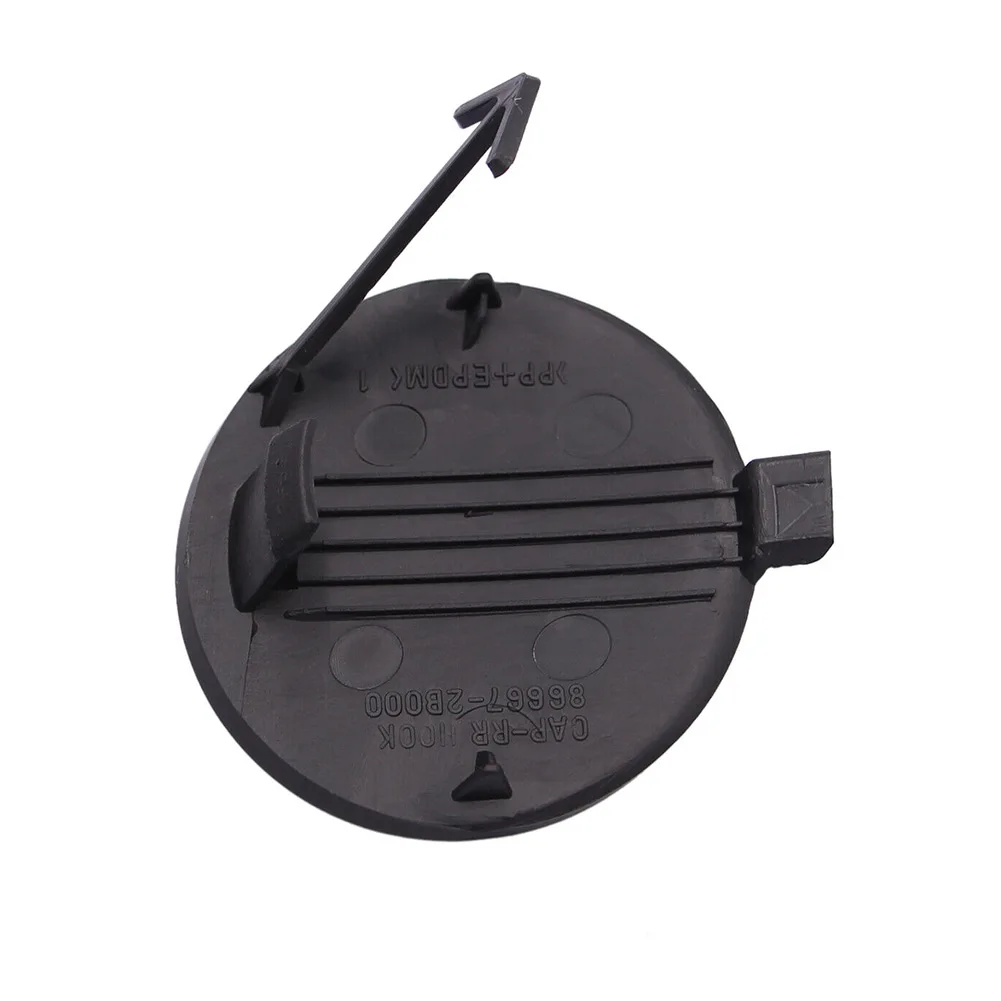 

Part Cap Cover Bumper Cap Cover Fit For Hyundai Santa Fe Plastic Tow Hook 2007-09 Accessories Black High Quality
