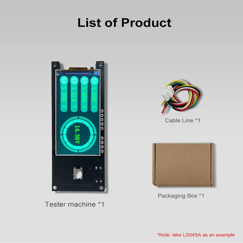 Heltec 4S 6S 8S Batteriespannungstester für Li-Ion-, LiFePO4- und LTO-Packs, Einzelzellen- und Serien-Spannungsmonitor – Detail 13