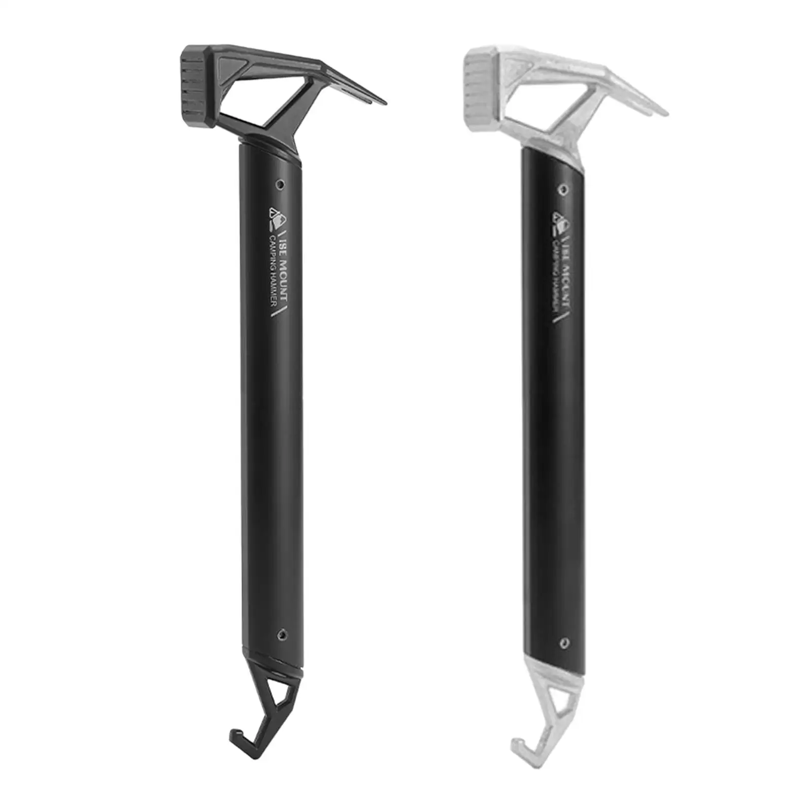 

Camping Hammer 3 in 1 Durable Multi Functional Backpacking Tent Nail Stakes
