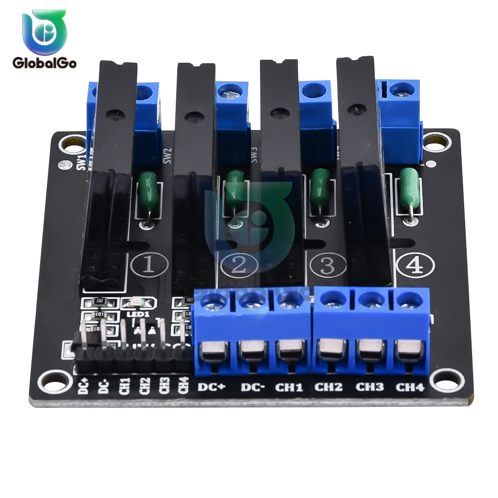 4 6 8 Canali Per Omron Ssr 5V Dc Relè Modulo A Stato Solido Ad Alto Livello Basso Relè Modulo 250V 2A Per Arduino