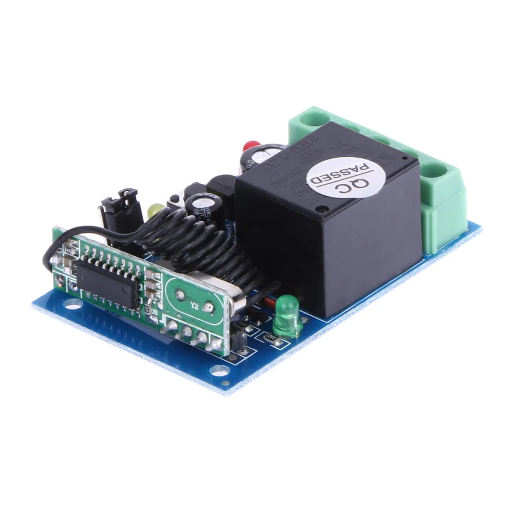 433MHz DC12V 1 CH Learning Code Wireless Remote Control Relay Module Relay Board