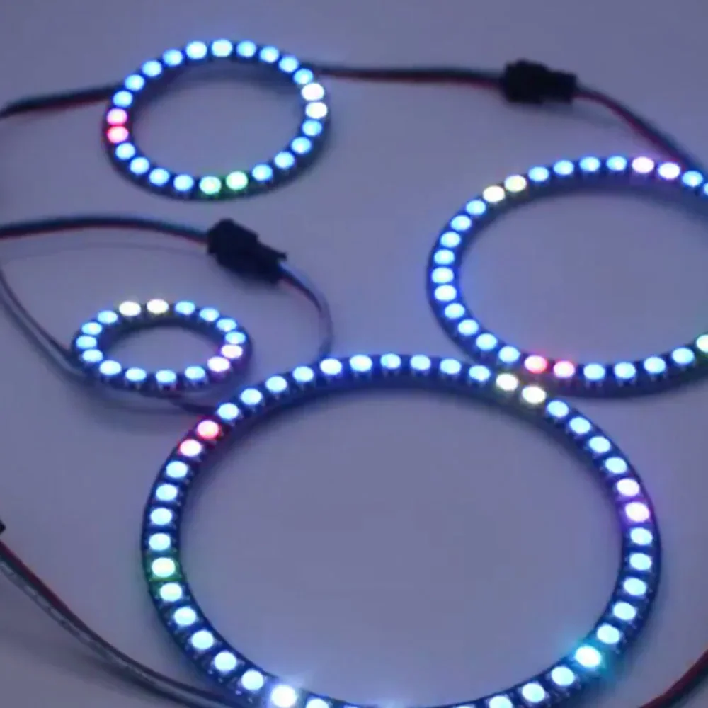 

Addressable WS2812B Led Pixel Ring 8 16 24 35 45 LEDs Build in WS2812 RGB Led Strip Light IC DC 5V