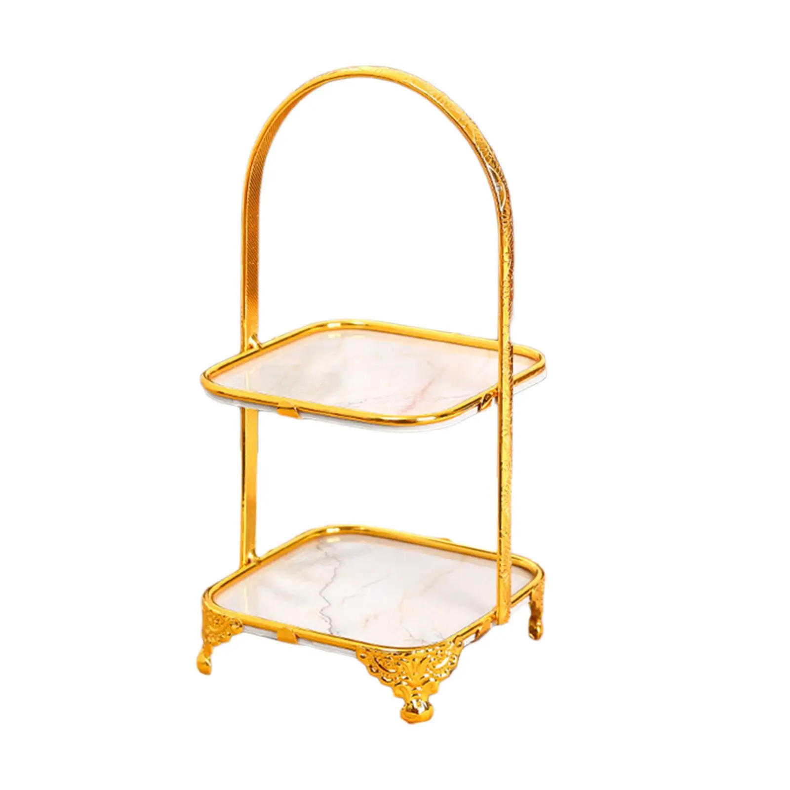 Iron Cake Stand Decoration Display Plate Cupcake Stand for Wedding Event Party Cookies Pie