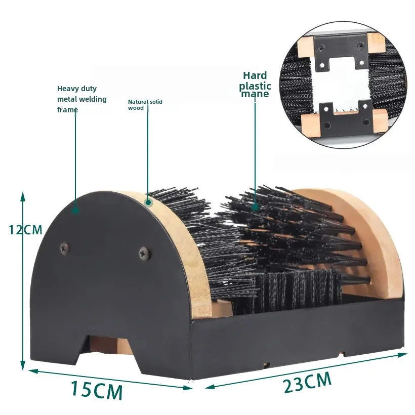 Outdoor Indoor Shoe Brush Court Shoe Cleaning Brush Mud Removal Snow Removal Shoe Cleaning Tool Suitable For All Seasons 2