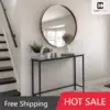41” Classic Console Table for Entryway, Modern Sofa Table for Living Room, Industrial Sofa Console Table, Snack Entrance Table 1