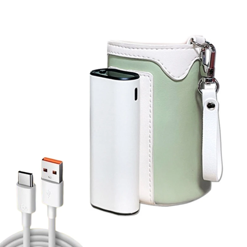 Rechargeable Battery Powered Milk Warmer Portable & Wireless Bottle Warmer Heating Bag Durable Suitable for Most Bottles 2