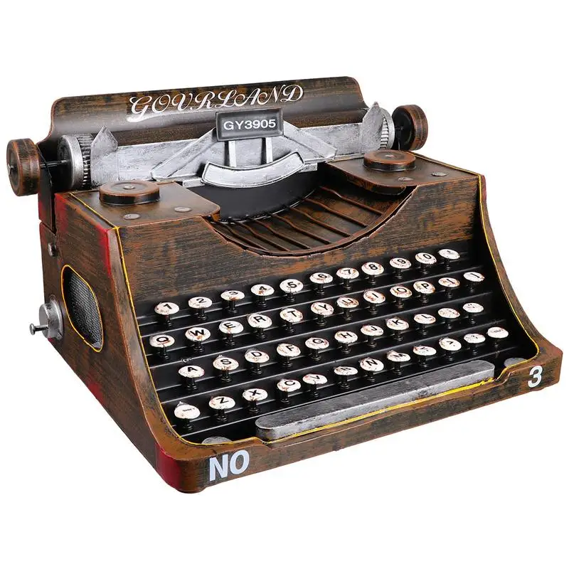 

1Pc Vintage Typewriter Iron Art Typewriter Manual Typewriter Photo Prop