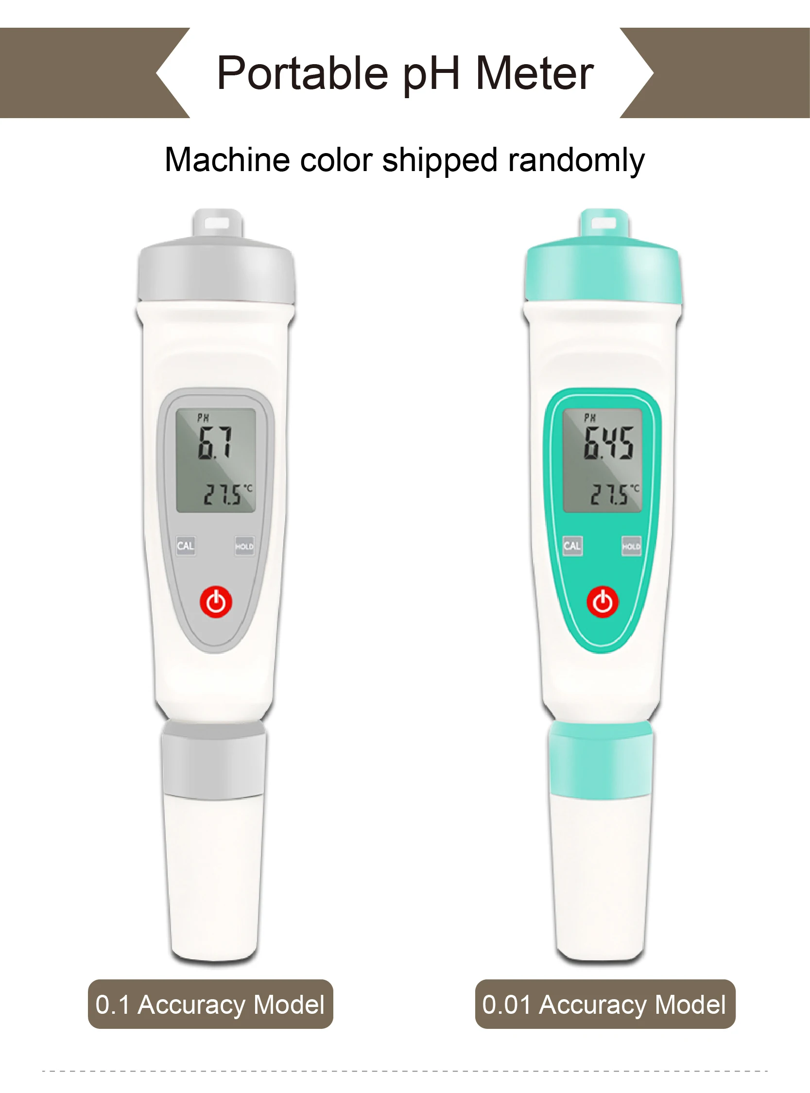 Portable Digital pH Meter 0.01 Accuracy Pen Type Water Quality Tester with Elect