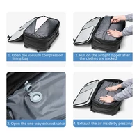 Men Travel Backpack vacuum compression 17 inch Laptop Backpack Business Large Capacity school Backpack Expanded Hiking backpack 2