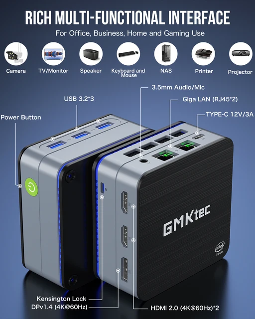 GMKtec NucBox G2 メモリ12GB+SSD512GB N100 GMKtec NucBox G2』レビュー | 小さくても実用的な性能の高
