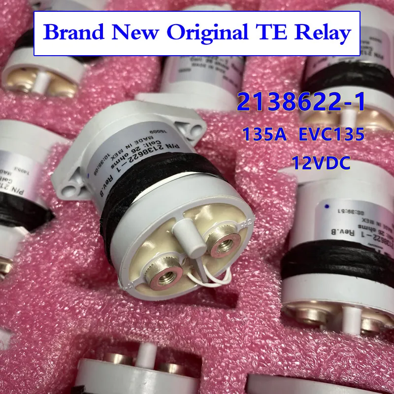 

TE EVC135 2138622-1 135A 12V High Voltage DC Relay Automotive Contactor 450VDC Rated Voltage 660A Limiting Breaking Current