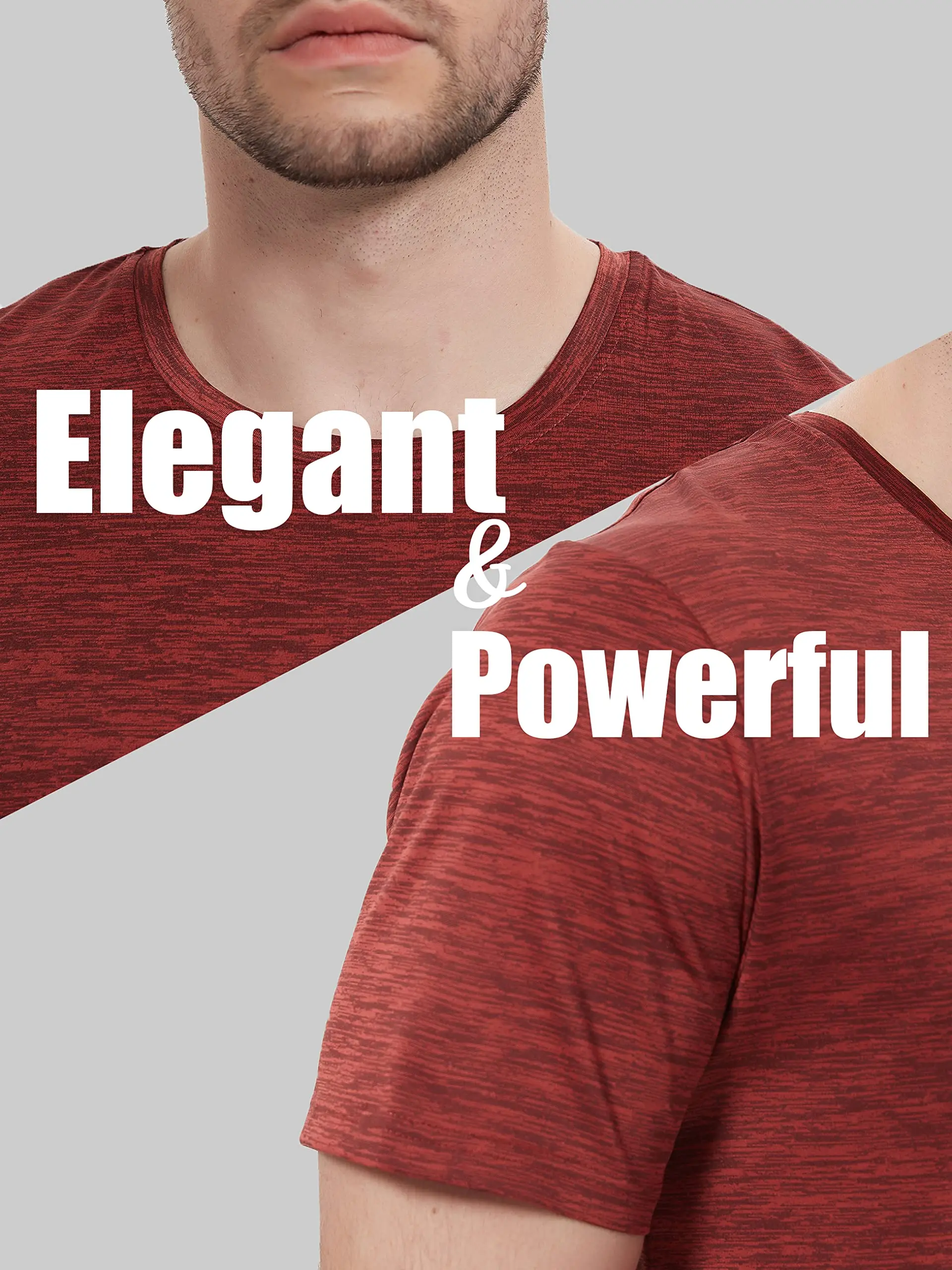 TACVASEN Summer Quick Dry T-shirts Mens Running Tee Shirts Short Sleeve Athlete Elastic Workout Sportswear Outdoor Casual Tops