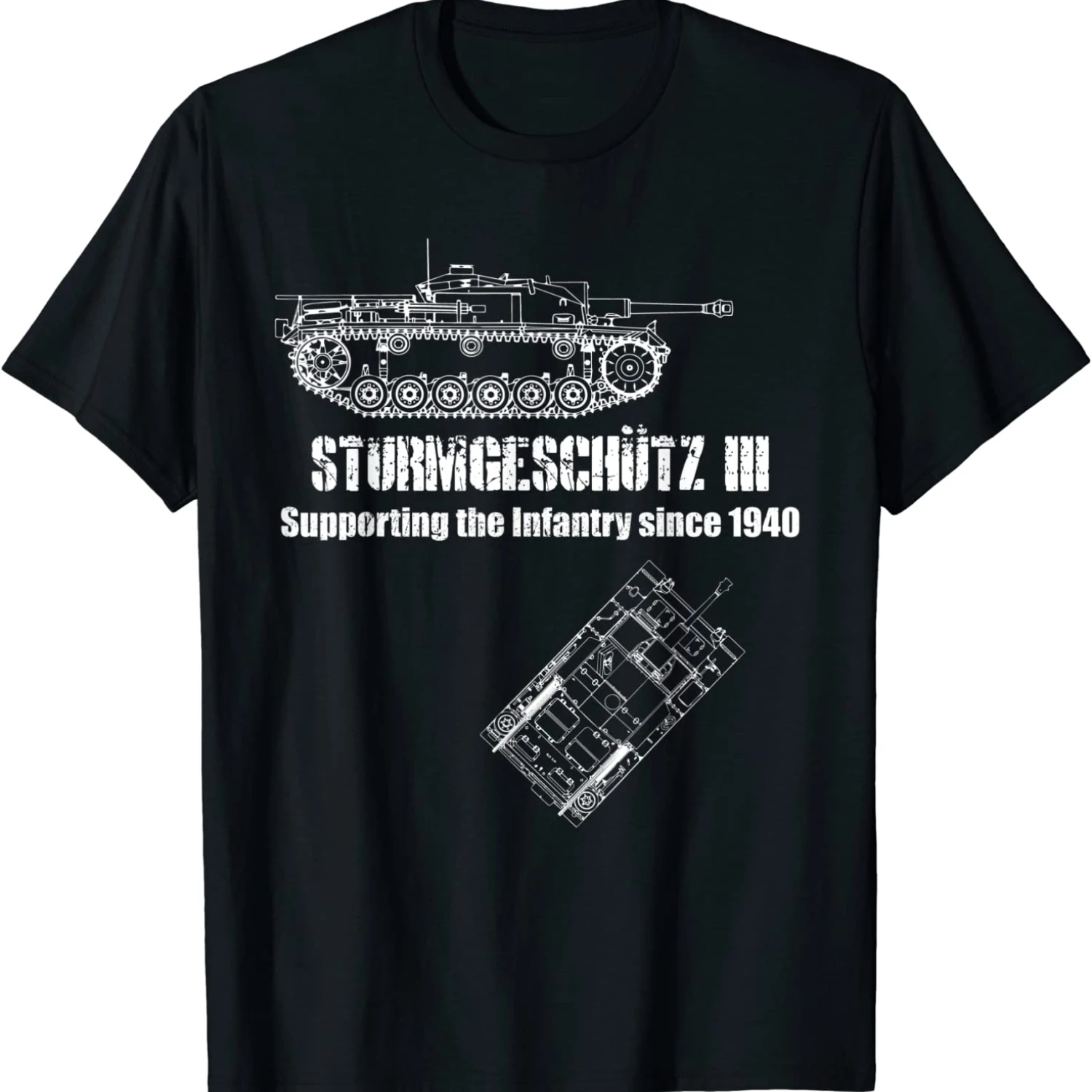Sturmgeschutz III StuG 3 German Wehrmacht Assault Gun T-Shirt. Summer Cotton Short Sleeve O-Neck Men's T Shirt New S-3XL