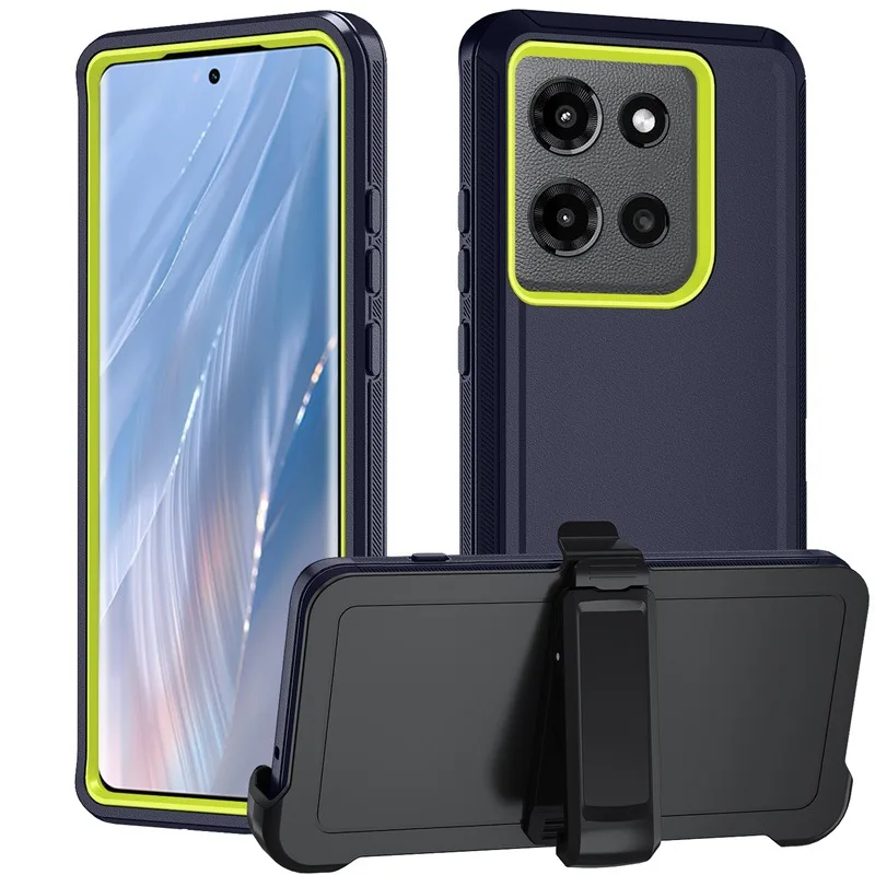 Heavy Armor Rugged Shockproof Case with Defender Belt Clip
