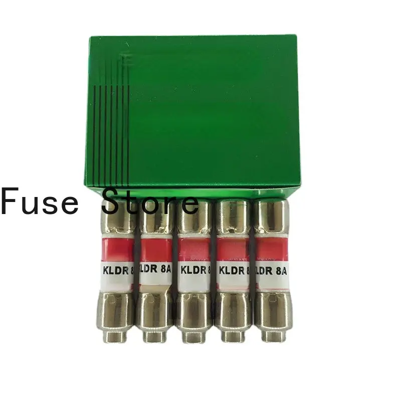 10PCS KLDR 8 Imported Ceramic Fuse Delay  10*38mm 600V 8A