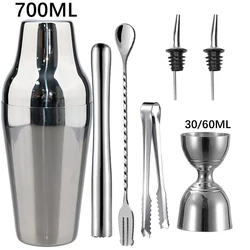 Deluxe Stainless Steel Cocktail Shaker Set - Essential Bartender Kit (Kits--G)