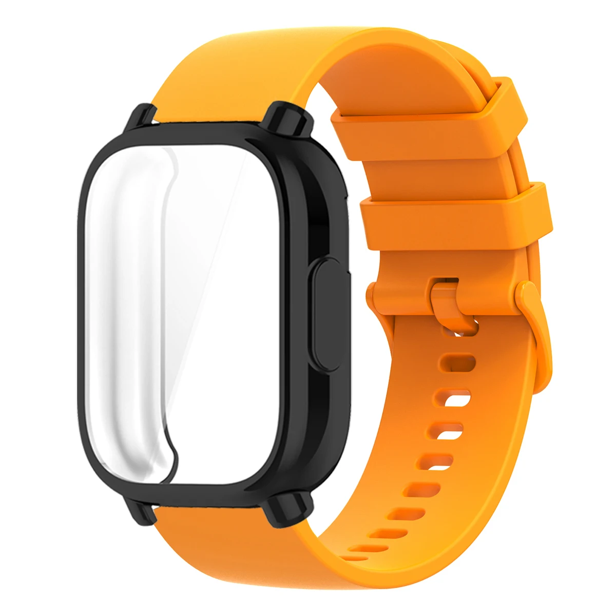 Silicone Strap with Protective Case
