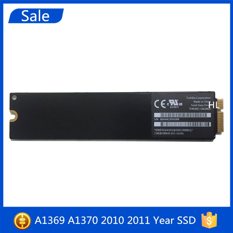 Scheda Madre Del Computer Portatile Ssd Originale Da 64Gb 128Gb 256Gb Per Macbook Air A1369 A1370 2010-2011 Disco A Stato Solido Buon Sostituto Funzio