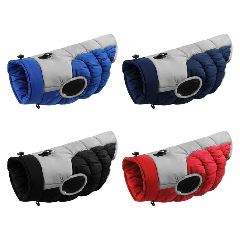 Large Dog Winter Cotton Clothes Waterproof Reflective Coats Harness Medium Large Dogs Golden Retriever Samoyed Labrador