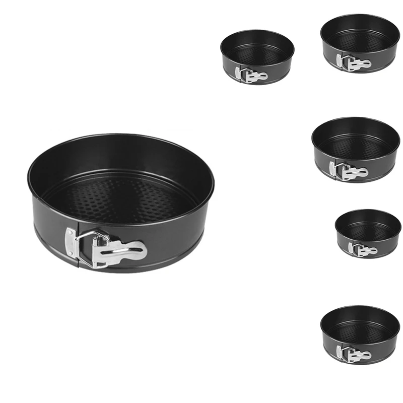 Metal Round Baking Dish Bakeware Non Stick Mold Baking Pans Kitchen Cake Tool CakeStands