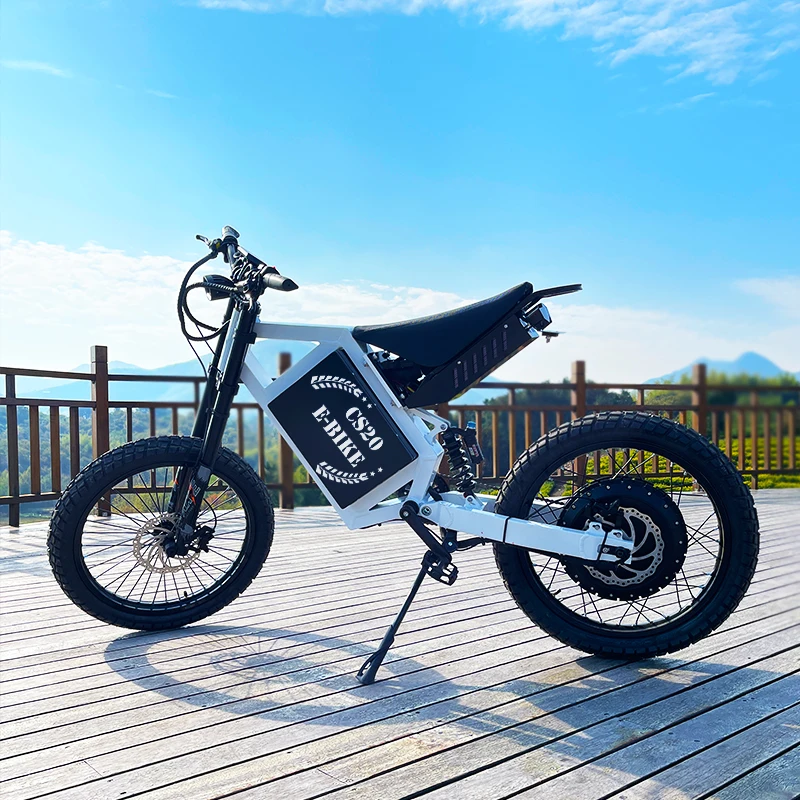 Popular 72V CS20 Electric Bicycle EBIKE 12000w/15000W Pitbike Electric Dirt Bike