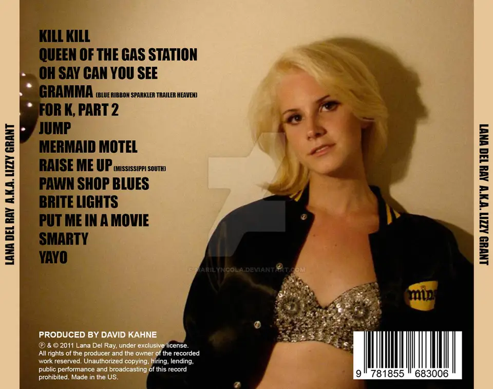 New Pop Lana Del Ray Music CD A K A Lizzy Grant Album Yayo