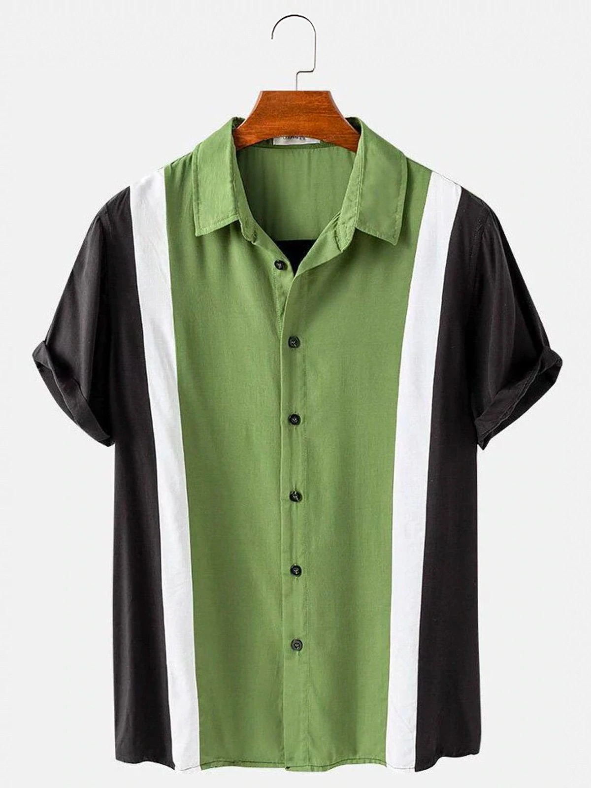 sabiduría Aditivo Promesa Camisa clásica de los 50 para hombre, camisa de dos tonos, Charlie Sheen,  campo de bolos| | - AliExpress