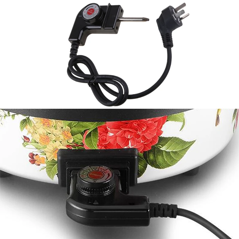 Universal Electric Griddle Power Cord with Strong Connection - Kitchen Appliance Replacement Cable with Global Plug Options