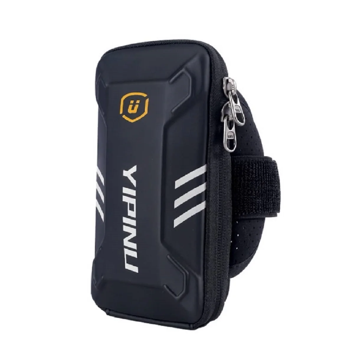 Per Cat S22 Flip (2021) Fascia Da Braccio Impermeabile Riflettente Sport Correre Camminare Palestra - Nero