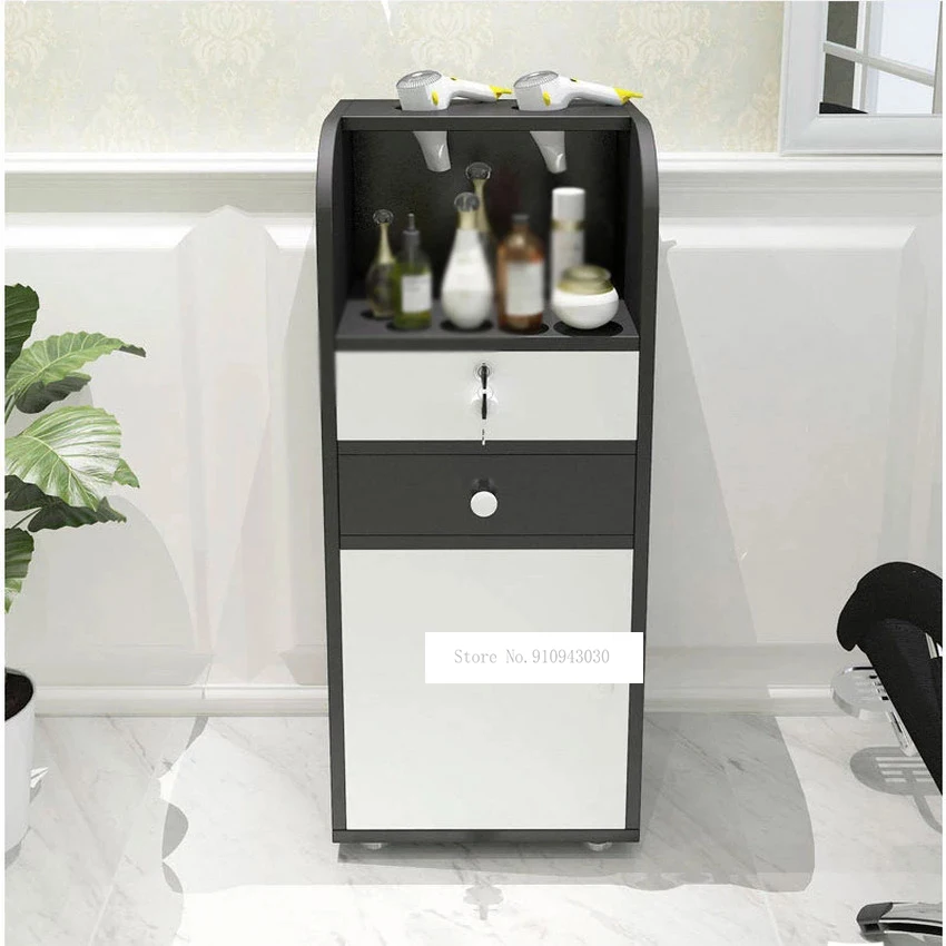 Hair Salon Trolley Hair Shop Beauty Cart Car Stroller For Air Blower Tools Storage Cabinet Professional Salon Furniture