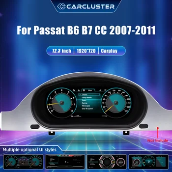 Panel de instrumentos digital para Passat B6 B7 CC años 2007-2011, cabina virtual, velocímetro 1