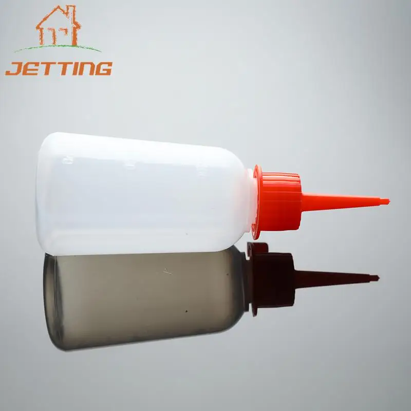 100ml Plastic Clear Tip Applicator Bottle Plastic Squeeze Bottle With Tip Cap For Crafts Art Glue