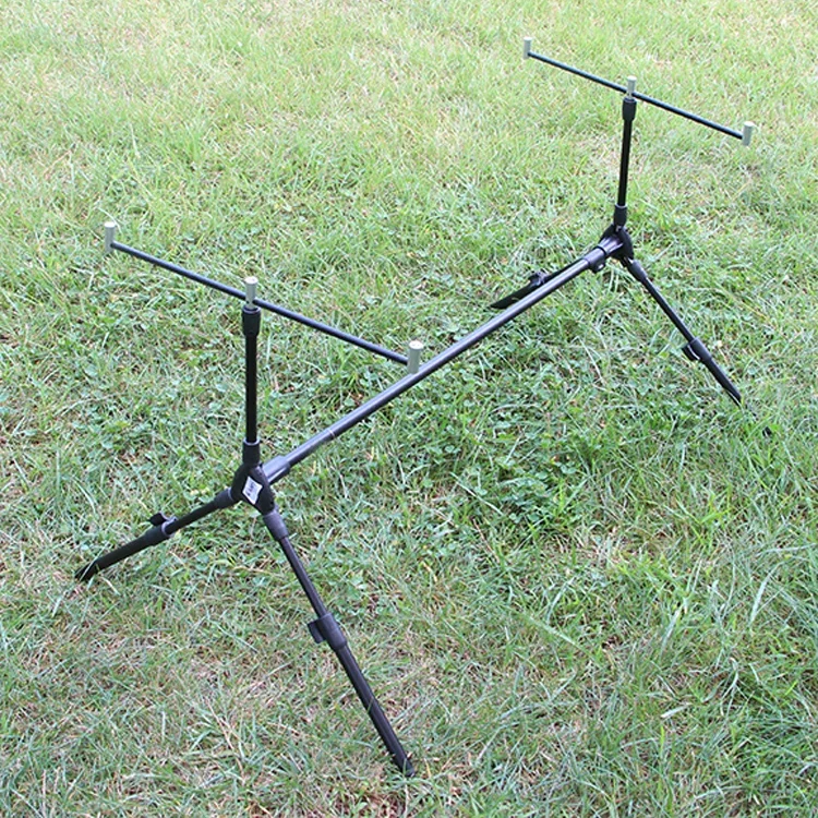 In Stock Adjustable 3 Rod Pod Aluminium Carp Fishing Rod Pod 12Ft