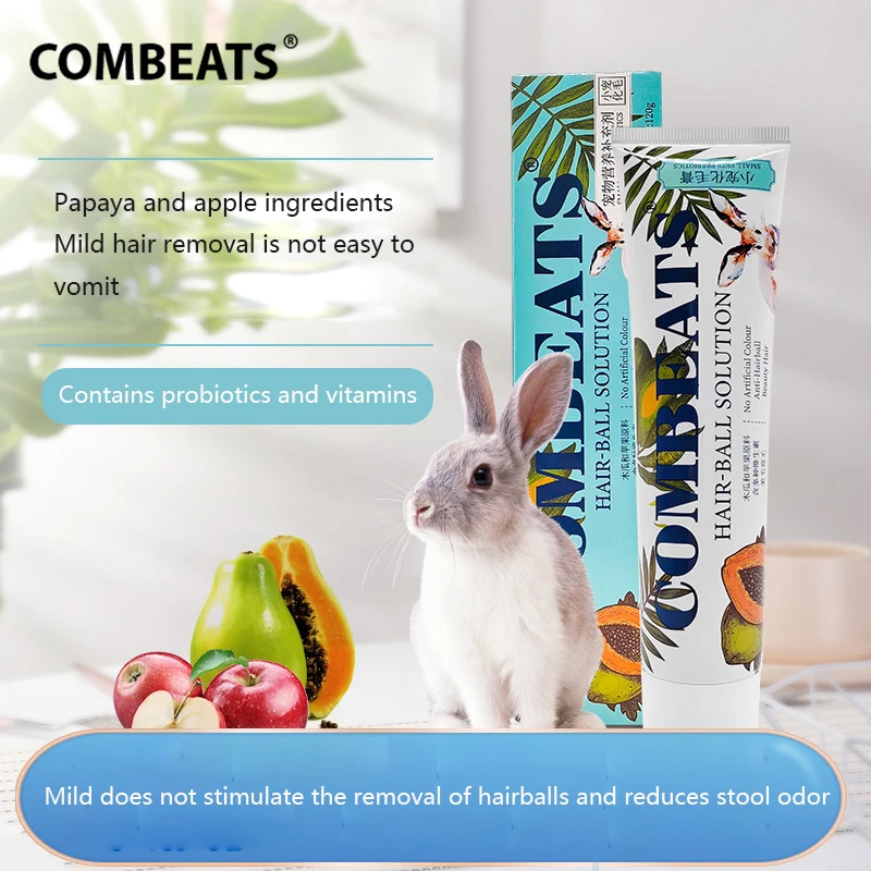 

Крем для кроличьих волос, выхлопные волосы, срыгивающие волосы, снижение запаха в табурете, 120 г, для домашних животных, хомяк, Тоторо, питательный крем для здоровья Pro