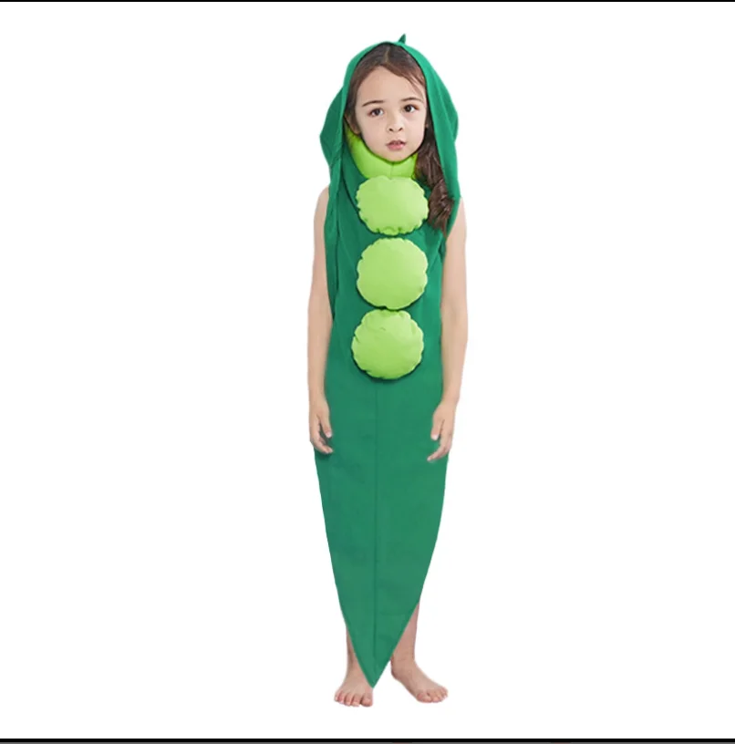 

Children's Pea One Piece Halloween Party Cosplay Performance Dress
