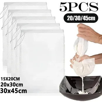 Reusable Nylon Nut Milk Bags 1