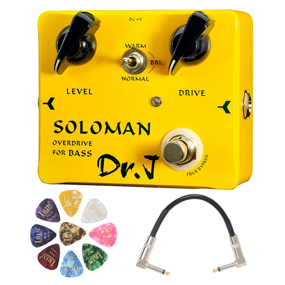 

JOYO D52 SOLOMAN Bass Overdrive Guitar Effect Pedal True Bypass Design From Rock to Metal Pedal for Modern Bass Player Solo