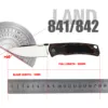 LAND 841/842 VG10 Blade Pocket Folding Knife Outdoor Wilderness Survival Camping Hunting Travel Tactical Knife EDC Mini Knife 6