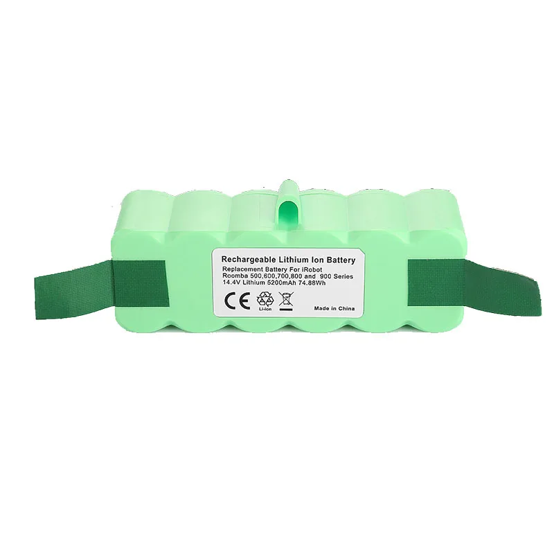 

5200mAh 14.4V Vacuum Cleaner Battery for iRobot Roomba 500 600 700 800 900 Series 510 530 550 650 770 780 790 870 880 960 980